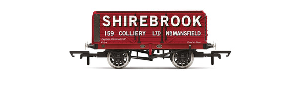 Hornby R60097 7 Plank Wagon, Shirebrook - Era 3