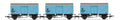 Hornby R60115 12T Fish Van, Three Pack, BR - Era 6