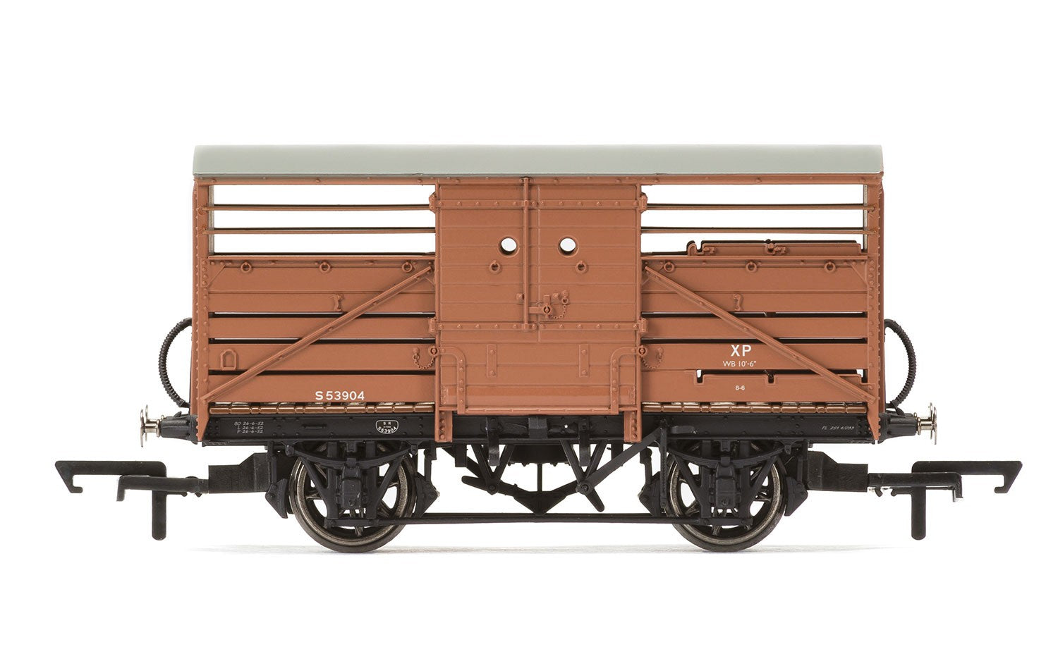 Hornby R6839 Dia.1529 Cattle Wagon  British Railways 553904 - Era 4