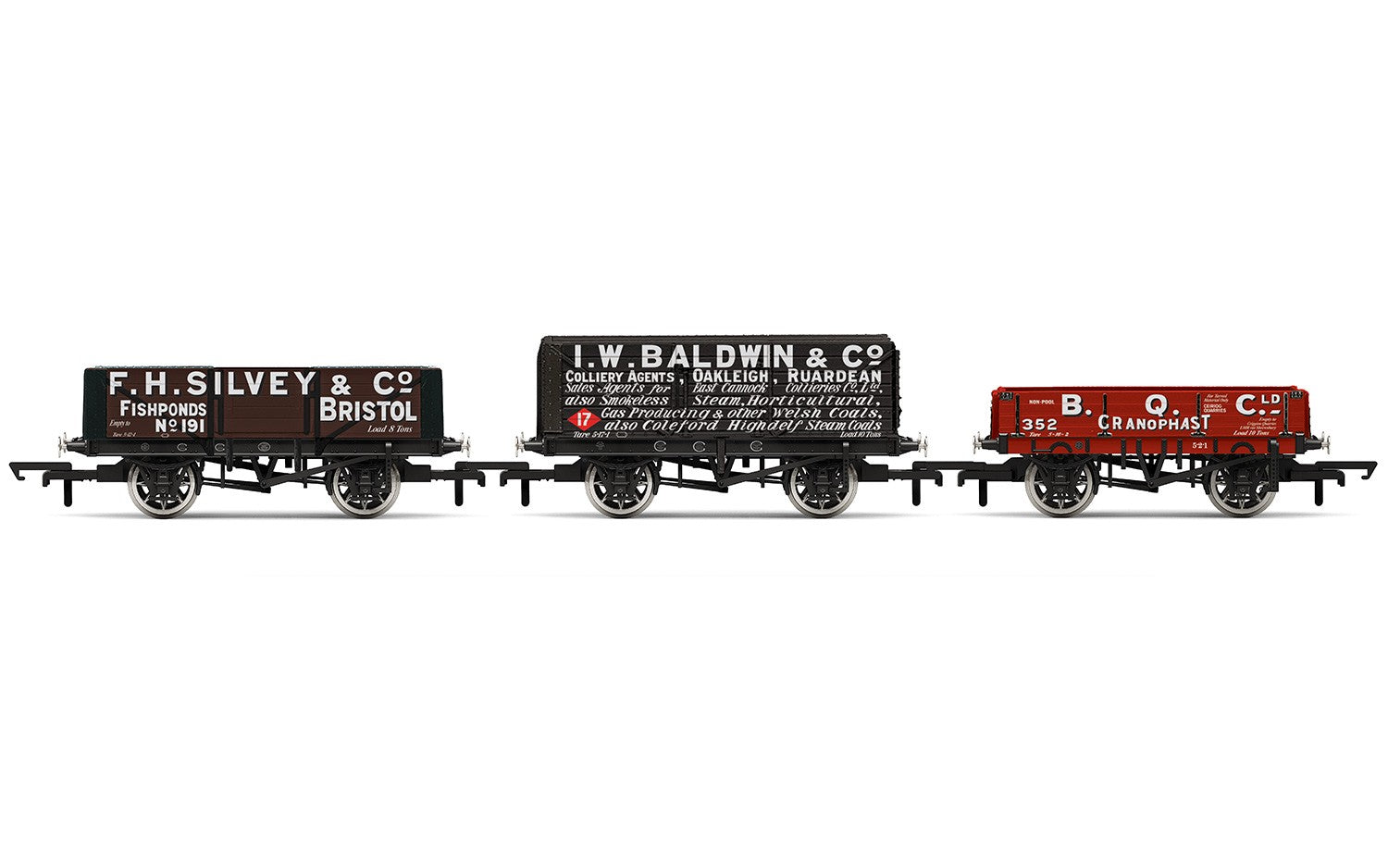 Hornby R6882 Plank Wagons  three pack  Various - Era 3