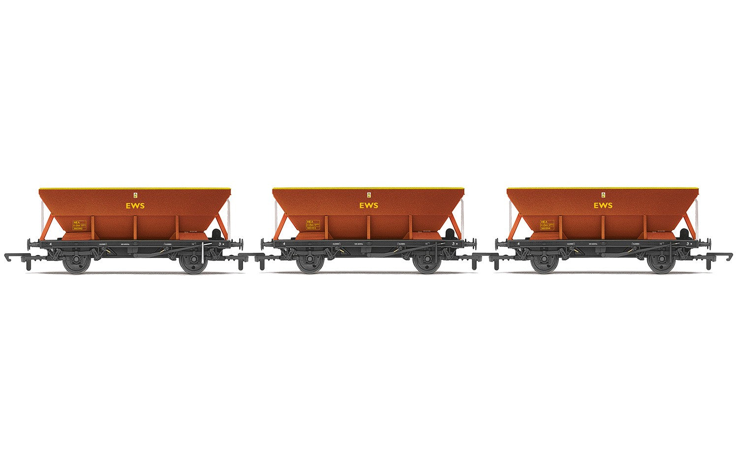 Hornby R6885 HEA Hopper Wagon  three pack  EWS - Era 9