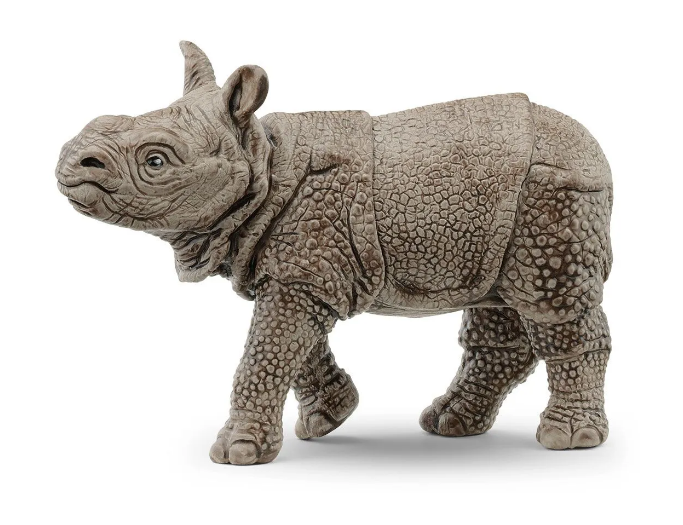 SCHLEICH 14860 WILD LIFE INDIAN RHINOCEROS BABY