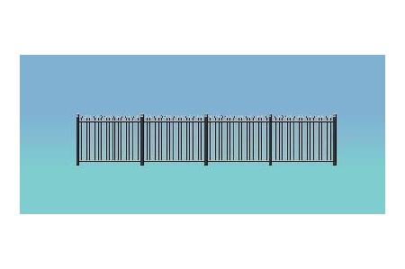 PECO RATIO 434 GWR SPEAR FENCING STRAIGHTS