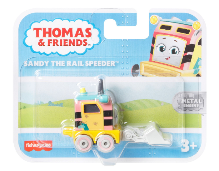 THOMAS & FRIENDS HGR51 PUSH ALONG SANDY THE RAIL SPEEDER