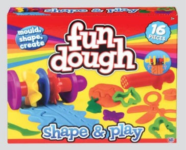 FUN DOUGH 1374732 SHAPE & PLAY DOUGH SET