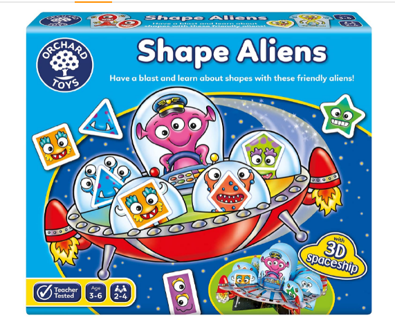 ORCHARD TOYS 114 SHAPE ALIENS GAME