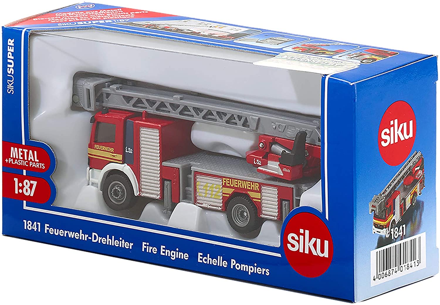 SIKU 1841 FIRE ENGINE 1:87 SCALE