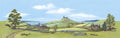 PECO SCENE BACKGROUNDS SK-13 MOUNTAINOUS LANDSCAPE