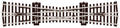PECO SL-80 SINGLE SLIP (12° ANGLE) OO GAUGE STREAMLINE TRACK CODE 100 INSULFROG POINTS TURNOUTS RIGID UNIT NICKEL SILVER TRACK WOODEN SLEEPERS