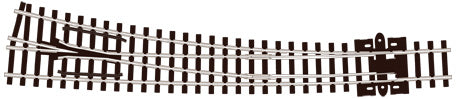 PECO SL-E386 CURVED DOUBLE RADIUS R/H N GAUGE STREAMLINE TRACK CODE 80 ELECROFROG TURNOUTS POINTS TRACK NICKEL SILVER RAIL