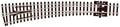 PECO SL-387 CURVED DOUBLE RADIUS L/H N GAUGE STREAMLINE TRACK CODE 80 INSULFROG TURNOUTS POINTS TRACK NICKEL SILVER RAIL