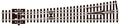 PECO SL-E389 LARGE RADIUS L/H N GAUGE STREAMLINE TRACK CODE 80 ELECROFROG TURNOUTS POINTS TRACK NICKEL SILVER RAIL
