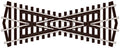 PECO SL-393 SHORT CROSSING N GAUGE STREAMLINE TRACK CODE 80 INSULFROG CROSSINGS TRACK NICKEL SILVER RAIL
