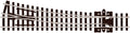 PECO SL-E395 MEDIUM RADIUS R/H N GAUGE STREAMLINE TRACK CODE 80 ELECROFROG TURNOUTS POINTS TRACK NICKEL SILVER RAIL