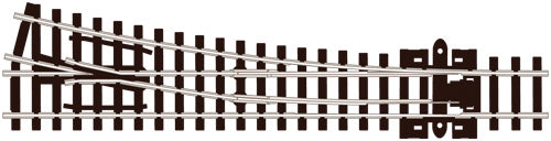 PECO SL-395 MEDIUM RADIUS R/H N GAUGE STREAMLINE TRACK CODE 80 INSULFROG TURNOUTS POINTS TRACK NICKEL SILVER RAIL
