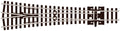 PECO SL-397 Y MEDIUM RADIUS N GAUGE STREAMLINE TRACK CODE 80 INSULFROG TURNOUTS POINTS TRACK NICKEL SILVER RAIL