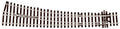 PECO SL-86 CURVED DOUBLE RADIUS R/H OO GAUGE STREAMLINE TRACK CODE 100 INSULFROG POINTS TURNOUTS RIGID UNIT NICKEL SILVER TRACK WOODEN SLEEPERS