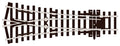 PECO SL-E97 Y SMALL RADIUS OO GAUGE STREAMLINE TRACK CODE 100 ELECTROFROG POINTS TURNOUTS RIGID UNIT NICKEL SILVER TRACK WOODEN SLEEPERS