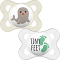 MAM Original Soother 2 pack 0 months+ GREY