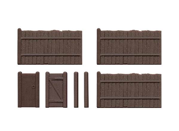 WILLS SS44 LARCH LAP FENCING 00 SCALE