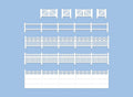 WILLS SS43 CONCRETE  FENCING 00 SCALE