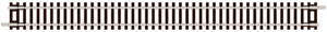 PECO ST-11 DOUBLE STRAIGHT 174MM LONG N GAUGE SETRACK CODE 80 STRAIGHT TRACK WOODEN SLEEPER TYPE  NICKEL SILVER RAIL