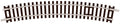 PECO ST-14 NO.2 RADIUS STANDARD CURVE 263.5MM (10?IN)  N GAUGE SETRACK CODE 80 CURVED TRACK WOODEN SLEEPER TYPE  NICKEL SILVER RAIL