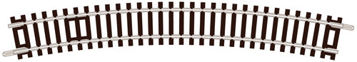 PECO ST-16 NO.3 RADIUS STANDARD CURVE 298.5MM (11¾IN)  N GAUGE SETRACK CODE 80 CURVED TRACK WOODEN SLEEPER TYPE  NICKEL SILVER RAIL