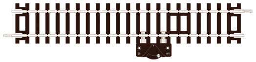 PECO ST-205 ISOLATING STANDARD STRAIGHT & SWITCH  168MM (6IN) LONG OO GAUGE SETRACK CODE 100 RIGID UNIT NICKEL SILVER TRACK WOODEN SLEEPERS