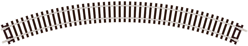 PECO ST-226 NO.2 RADIUS DOUBLE CURVE  438MM (17¼IN) RADIUS OO GAUGE SETRACK CODE 100 RIGID UNIT NICKEL SILVER TRACK WOODEN SLEEPERS