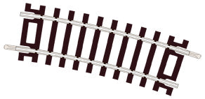 PECO ST-227 NO.2 RADIUS HALF CURVE  438MM (17¼IN) RADIUS OO GAUGE SETRACK CODE 100 RIGID UNIT NICKEL SILVER TRACK WOODEN SLEEPERS