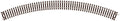 PECO ST-231 NO.3 RADIUS DOUBLE CURVE  505MM (19IN) RADIUS OO GAUGE SETRACK CODE 100 RIGID UNIT NICKEL SILVER TRACK WOODEN SLEEPERS