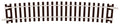 PECO ST-238 SPECIAL CURVE (FOR USE WITH Y TURNOUT ST-247) 859.6MM (3327/32 IN) RADIUS OO GAUGE SETRACK CODE 100 RIGID UNIT NICKEL SILVER TRACK WOODEN SLEEPERS