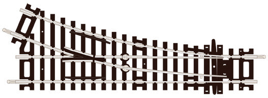 PECO ST-240 NO.2 RADIUS  R/H TURNOUT  INSULFROG OO GAUGE SETRACK CODE 100 TURNOUTS POINTS RIGID UNIT NICKEL SILVER TRACK WOODEN SLEEPERS