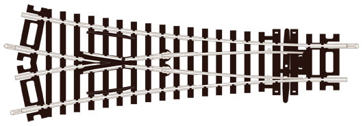 PECO ST-247 MEDIUM RADIUS Y TURNOUT  INSULFROG  OO GAUGE SETRACK CODE 100 TURNOUTS POINTS RIGID UNIT NICKEL SILVER TRACK WOODEN SLEEPERS