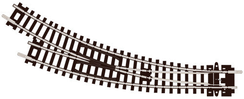 PECO ST-44 R/H CURVED TURNOUT N GAUGE SETRACK CODE 80 TURNOUTS POINTS TRACK  NICKEL SILVER RAIL