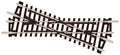 PECO ST-51 CROSSING LEFT HAND 22.5°ANGLE INSULFROG N GAUGE SETRACK CODE 80 CROSSING TRACK  NICKEL SILVER RAIL