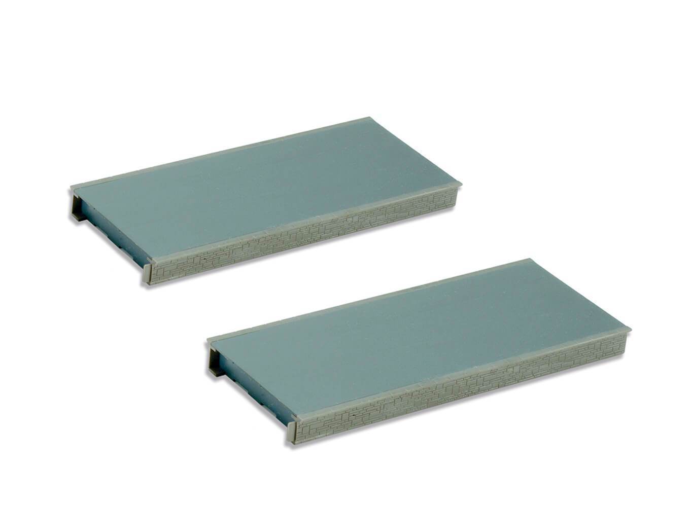 PECO ST-94 STRAIGHT PLATFORM UNIT STONE TYPE N GAUGE SETRACK CODE 80 ACCESSORIES