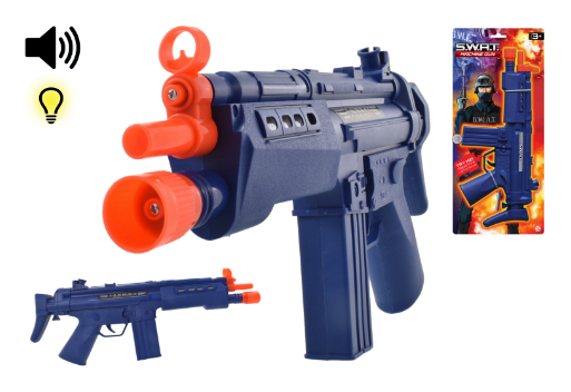 TOYMASTER TY2473 S.W.A.T MACHINE GUN WITH LIGHT AND SOUNDS