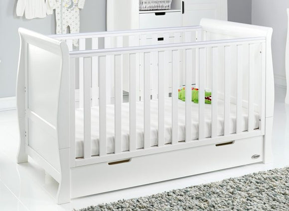 OBaby Stamford Classic Cot Bed with Drawer White
