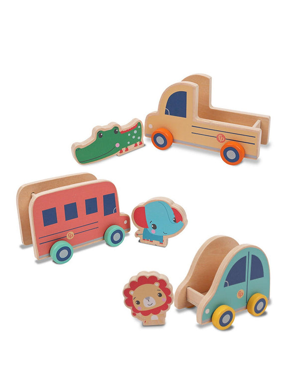 FISHER PRICE MY FIRST WOODEN VEHICLES