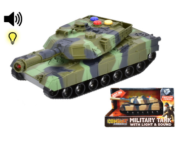 COMBAT MISSION TY7852 MILITARY TANK WITH LIGHTS AND SOUNDS