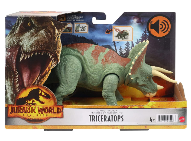 JURASSIC WORLD HDX34 ROAR STRIKERS TRICERATOPS