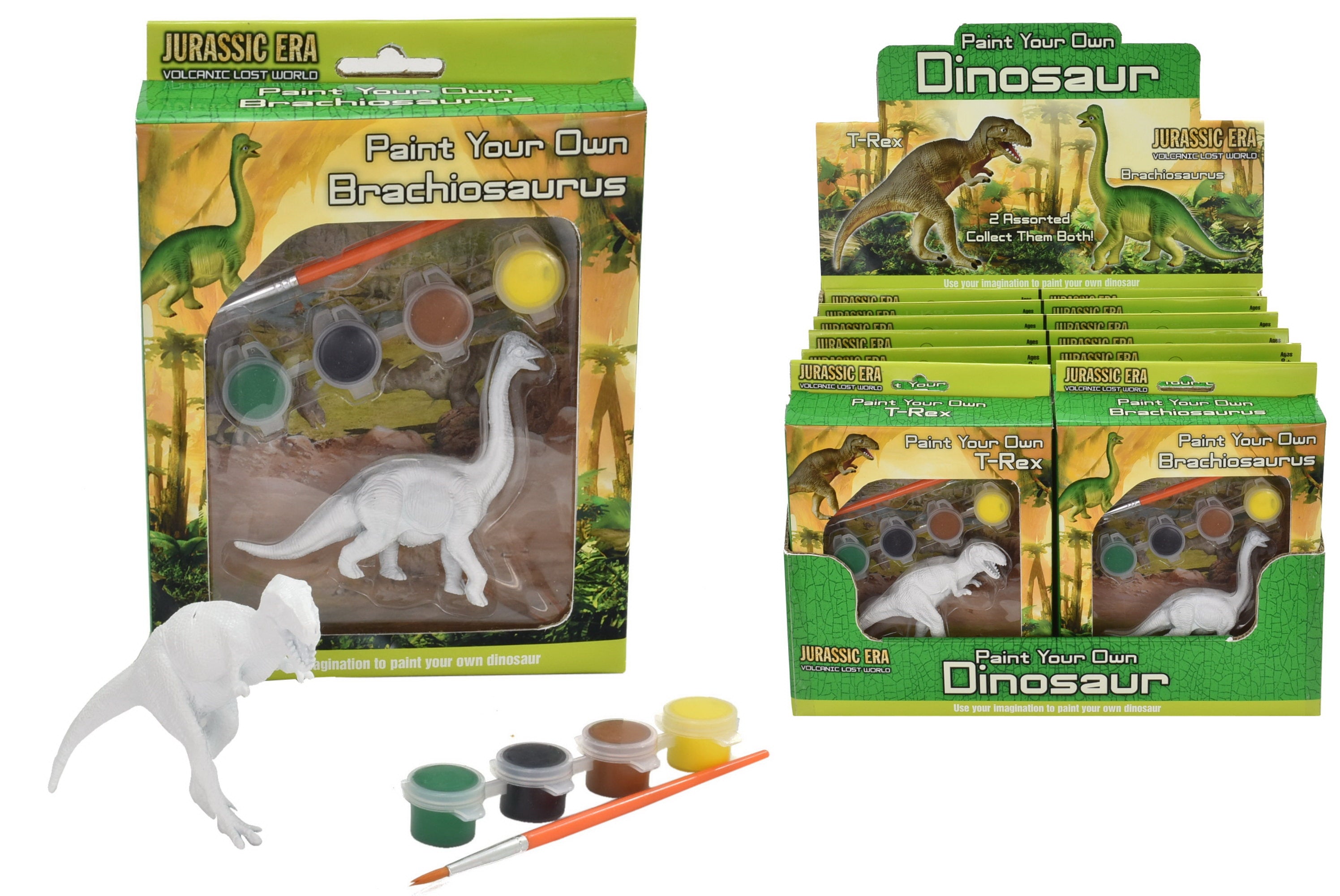 JURASSIC ERA TY9523 PAINT YOUR OWN DINOSAUR
