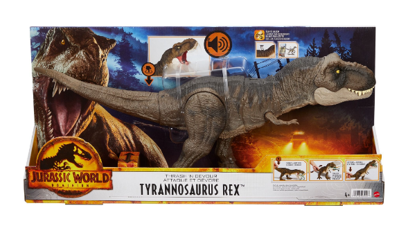JURASSIC WORLD HDY55 THRASH N DEVOUR TYRANNOSAURUS REX