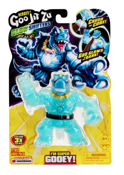 HEROES OF GOO JIT ZU 42502 GLOW SHIFTERS TYRO GOOEY HERO PACK