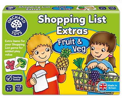 ORCHARD TOYS 090 SHOPPING LIST EXTRAS FRUIT & VEG