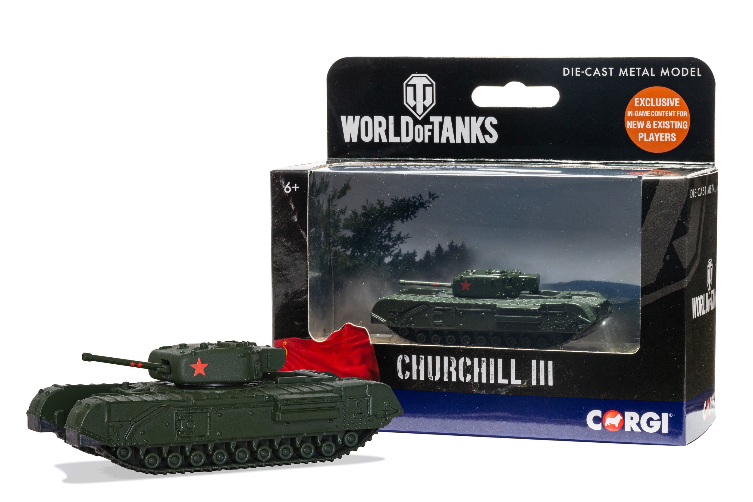 CORGI DIECAST WORLD OF TANKS WT91204  CHURCHILL III TANK