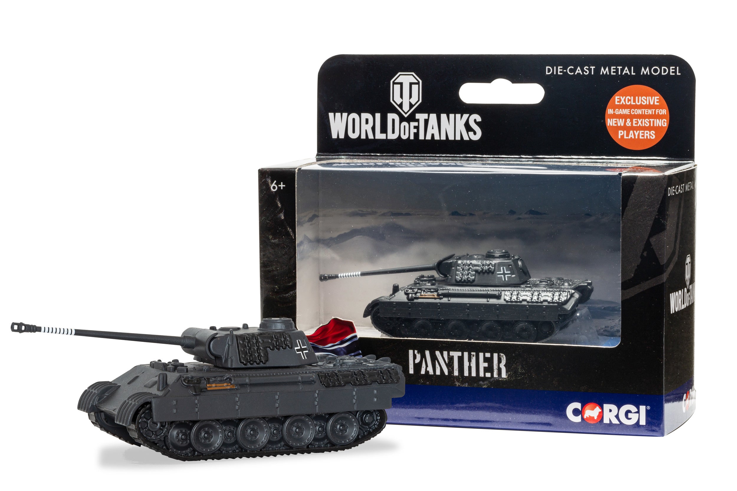 CORGI DIECAST WORLD OF TANKS WT91206  PANTHER TANK