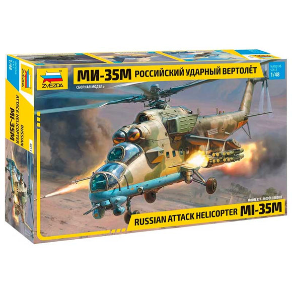 ZVEZDA  4813 RUSSIAN ATTACK HELICOPTER MI-35M  1/48 SCALE